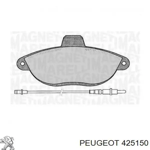 Купити 425150 Peugeot/Citroen Колодки гальмівні передні, дискові