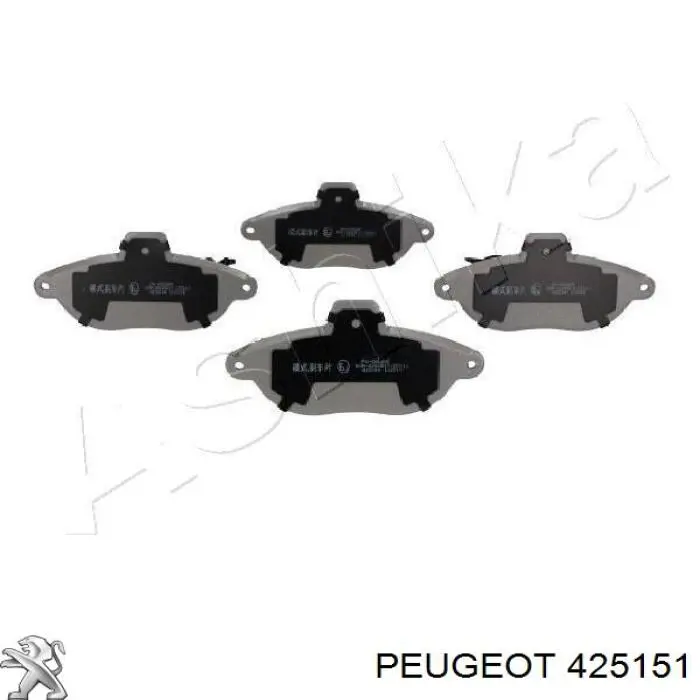 Гальмівні колодки Peugeot/Citroen 425151 ціна, від 16.07 USD