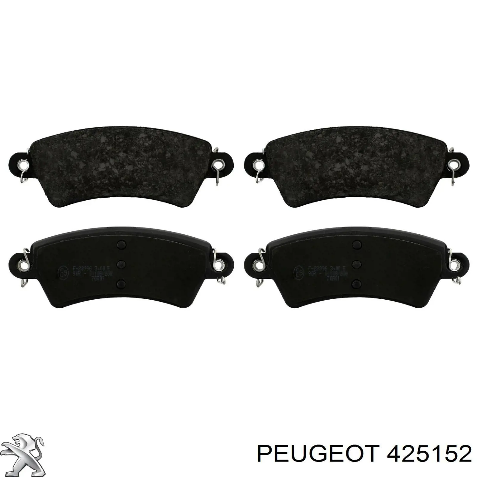425152 Peugeot/Citroen колодки гальмівні передні, дискові