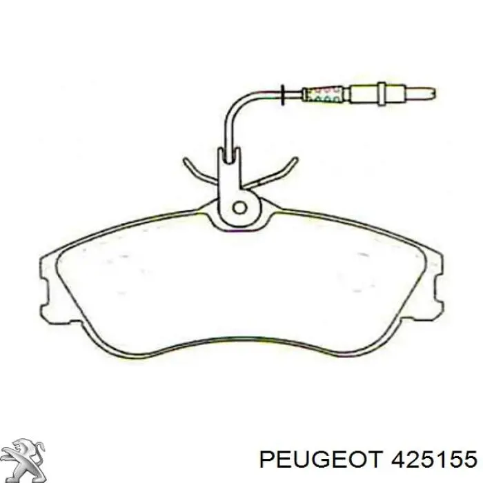 Гальмівні колодки Peugeot/Citroen 425155 ціна, від 18.90 USD