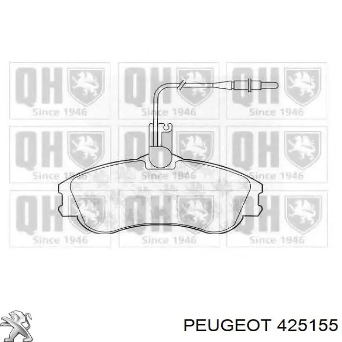 425155 Peugeot/Citroen Передні гальмівні колодки