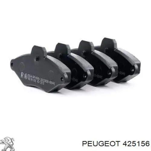 425156 Peugeot/Citroen Передні гальмівні колодки