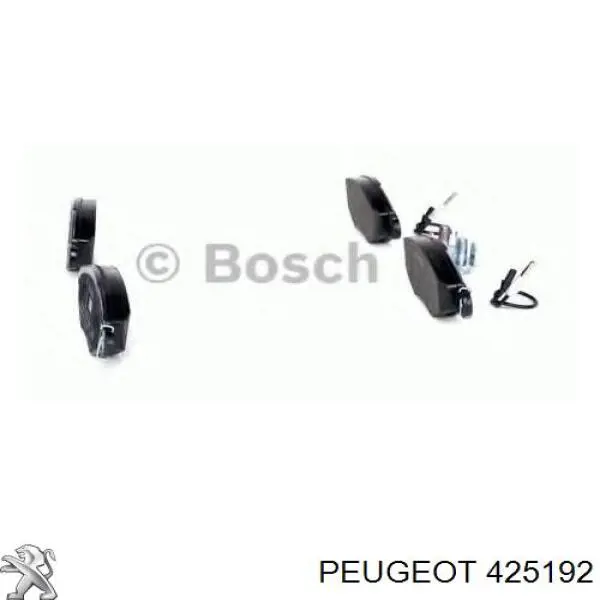 Гальмівні колодки Peugeot/Citroen 425192 ціна, від 16.04 USD