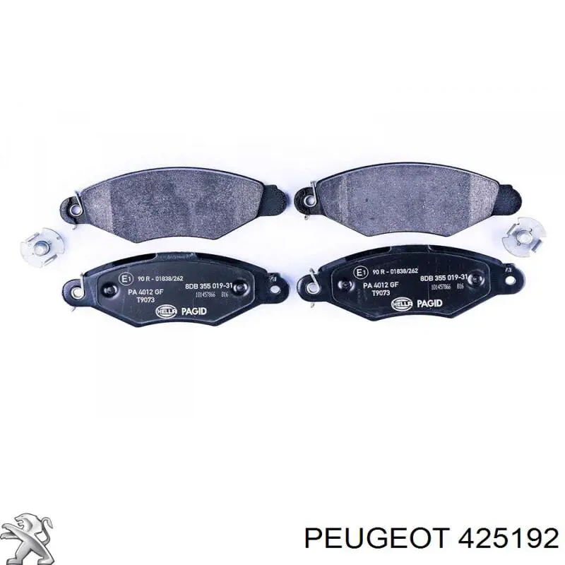 Купити 425192 Peugeot/Citroen Колодки гальмівні передні, дискові