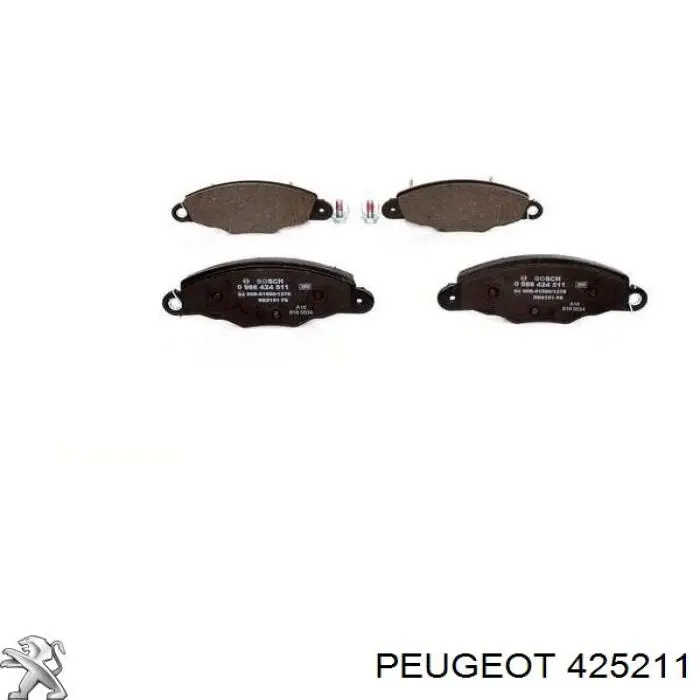 Гальмівні колодки Peugeot/Citroen 425211 ціна, від 16.96 USD