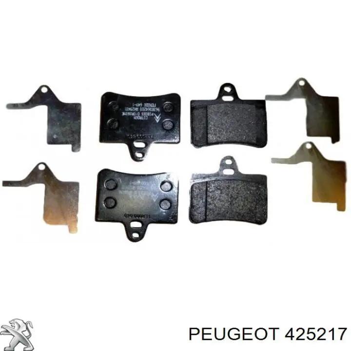 Купити 425217 Peugeot/Citroen Задні колодки