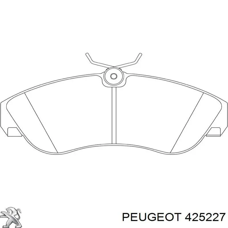 Гальмівні колодки Peugeot/Citroen 425227 ціна, від 19.43 USD