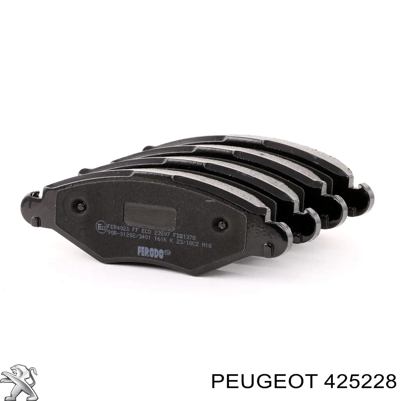 425228 Peugeot/Citroen колодки гальмівні передні, дискові