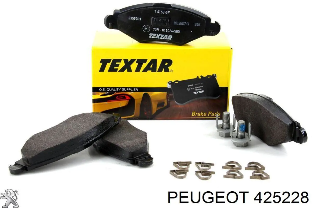 Передні тормозні колодки 425228 Peugeot/Citroen