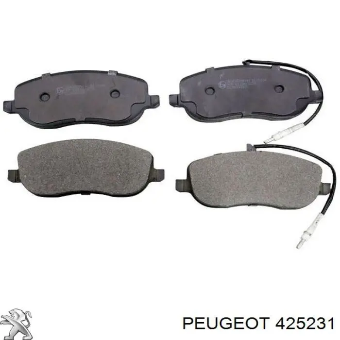 Купити 425231 Peugeot/Citroen Колодки гальмівні передні, дискові