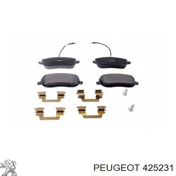 Гальмівні колодки Peugeot/Citroen 425231 ціна, від 22.52 USD