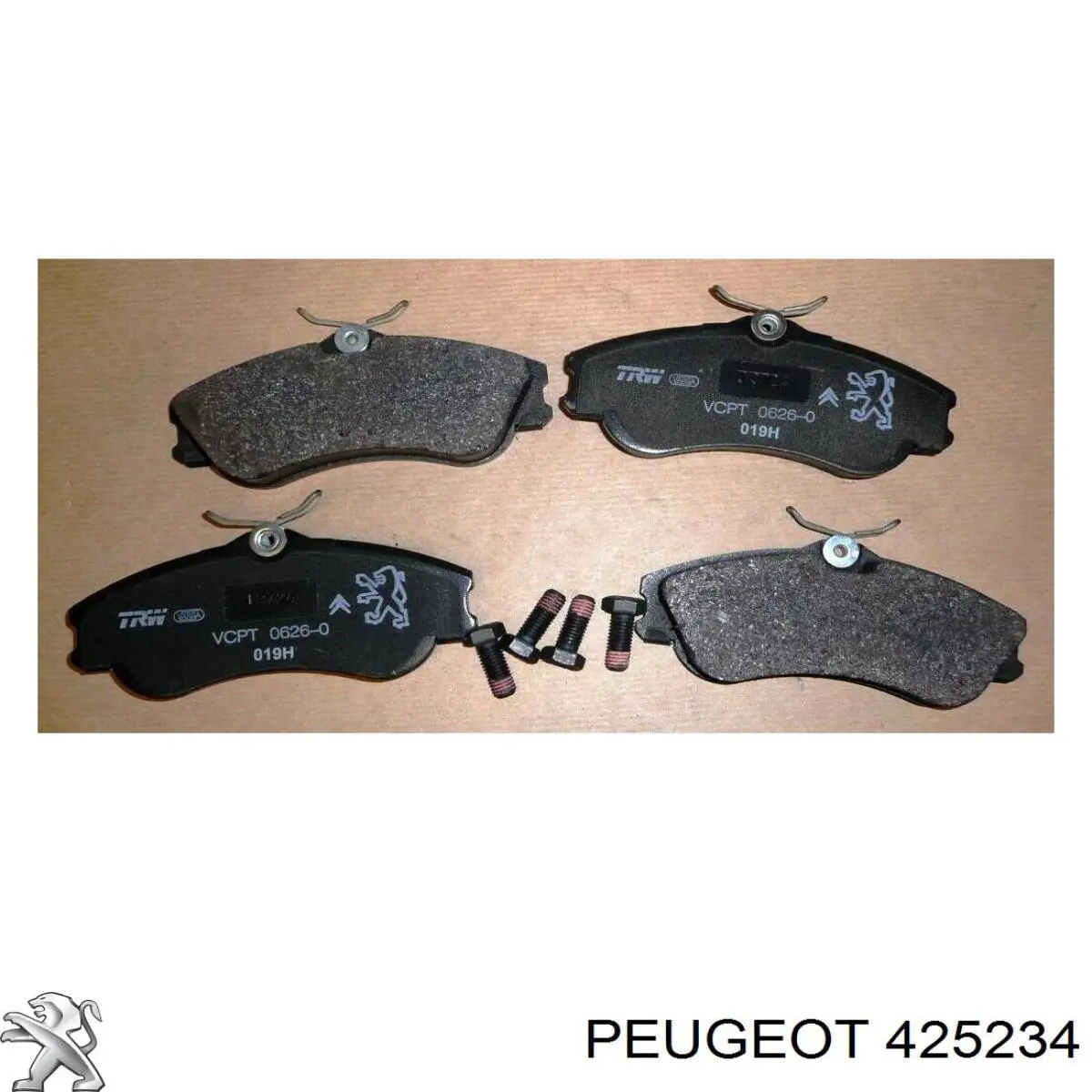 425234 Peugeot/Citroen Передні гальмівні колодки