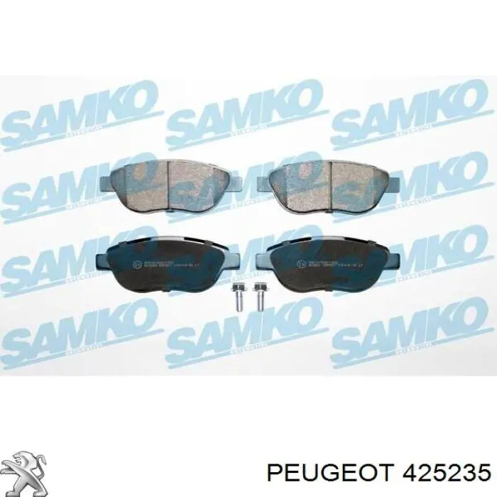 Купити 425235 Peugeot/Citroen Колодки гальмівні передні, дискові