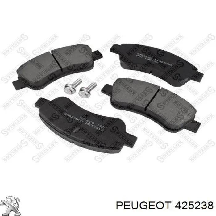 425238 Peugeot/Citroen колодки гальмівні передні, дискові