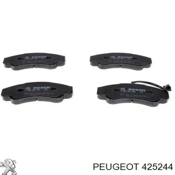 425244 Peugeot/Citroen колодки гальмівні передні, дискові