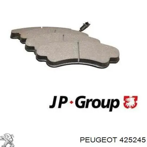 Колодки гальмівні передні, дискові 425245 Peugeot/Citroen