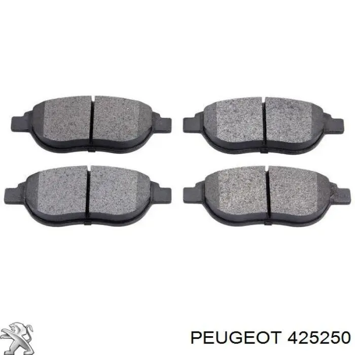 425250 Peugeot/Citroen колодки гальмівні передні, дискові