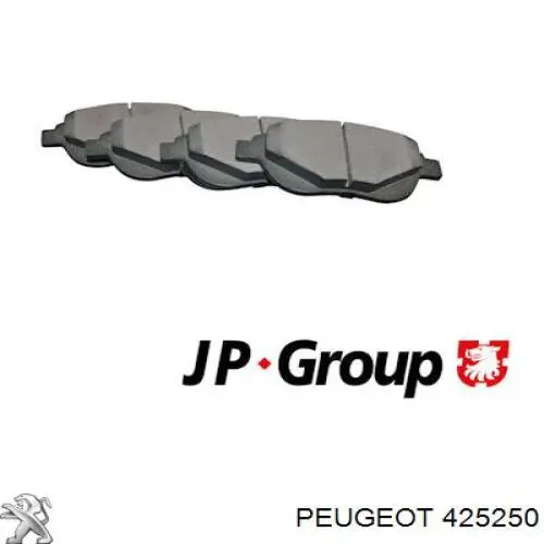 Купити 425250 Peugeot/Citroen Колодки гальмівні передні, дискові
