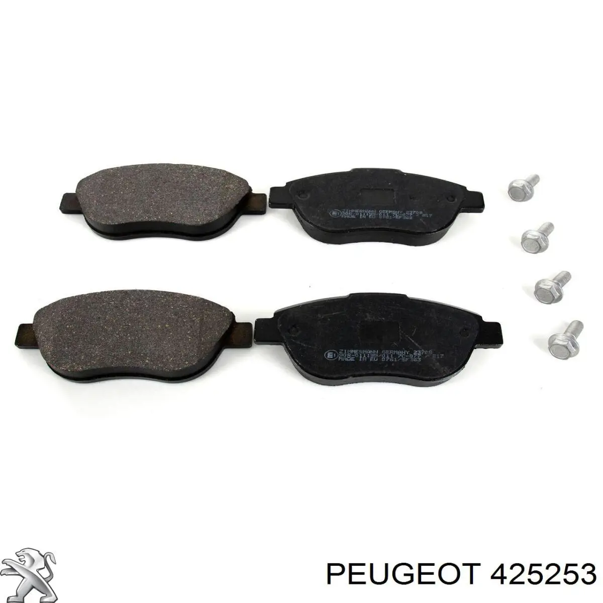Купити 425253 Peugeot/Citroen Колодки гальмівні передні, дискові