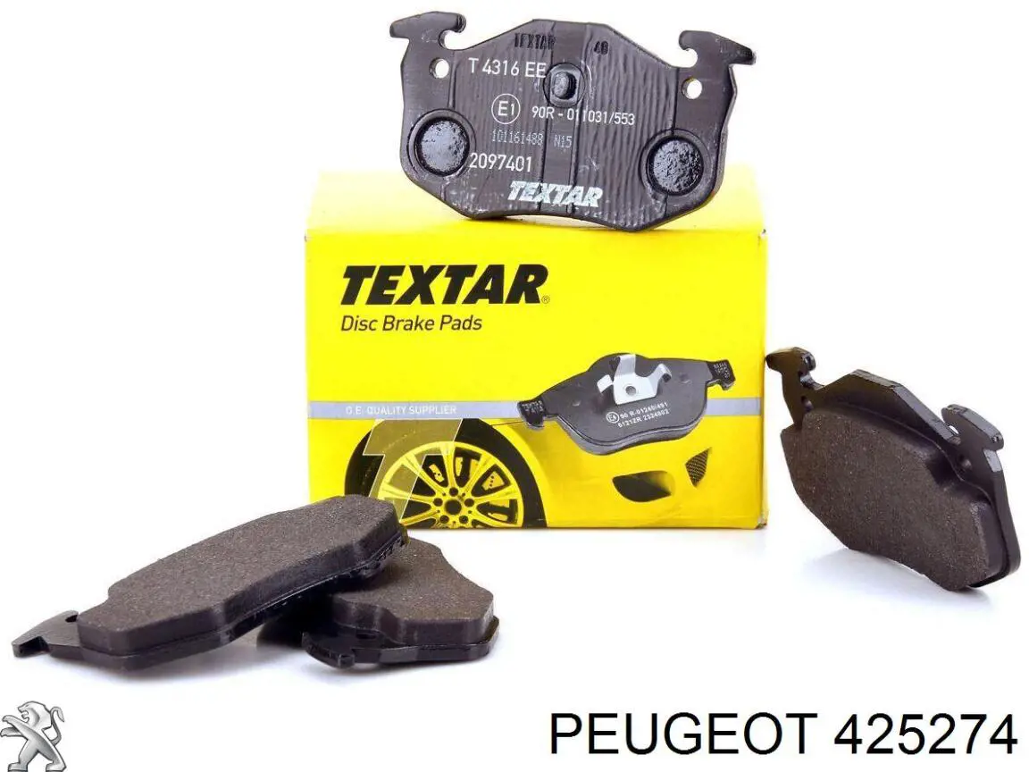 Купити 425274 Peugeot/Citroen Задні колодки