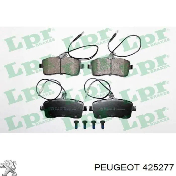 Гальмівні колодки Peugeot/Citroen 425277 ціна, від 21.14 USD