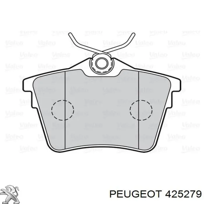 Задні гальмівні колодки Peugeot/Citroen 425279 ціна, від 18.23 USD