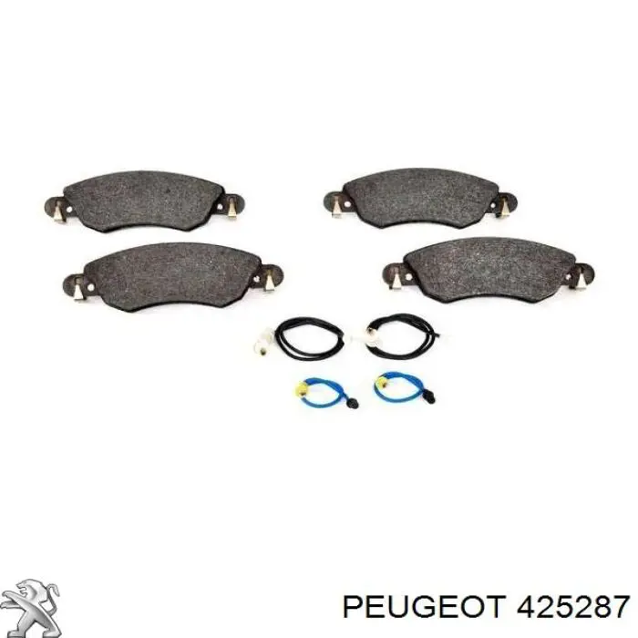 425287 Peugeot/Citroen колодки гальмівні передні, дискові