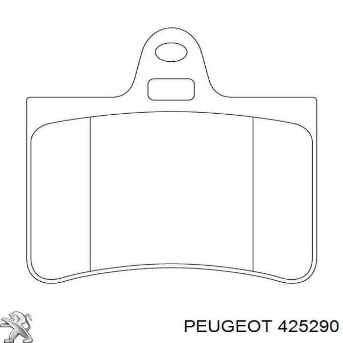 Задні гальмівні колодки Peugeot/Citroen 425290 ціна, від 16.61 USD