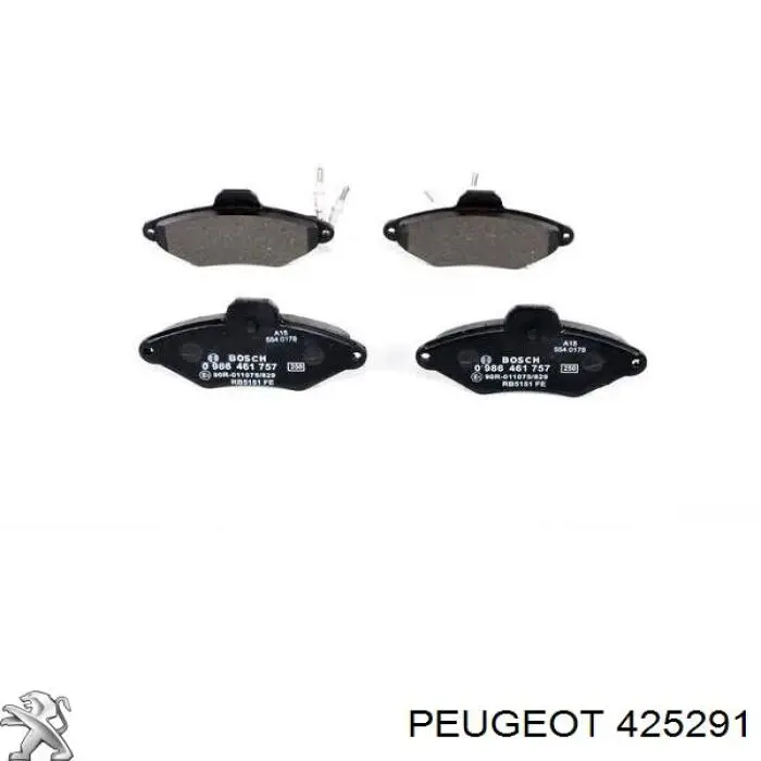 425291 Peugeot/Citroen Передні гальмівні колодки