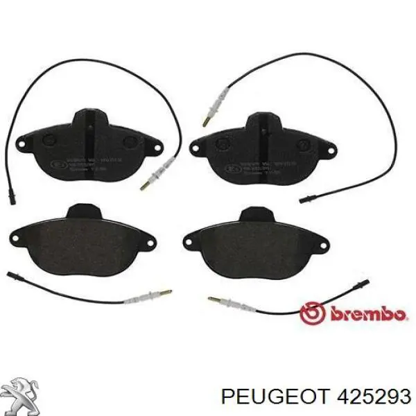 425293 Peugeot/Citroen Передні гальмівні колодки