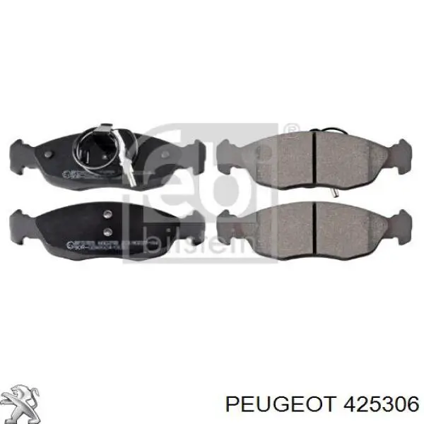 Гальмівні колодки Peugeot/Citroen 425306 ціна, від 16.67 USD