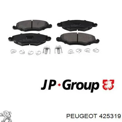 425319 Peugeot/Citroen Передні гальмівні колодки