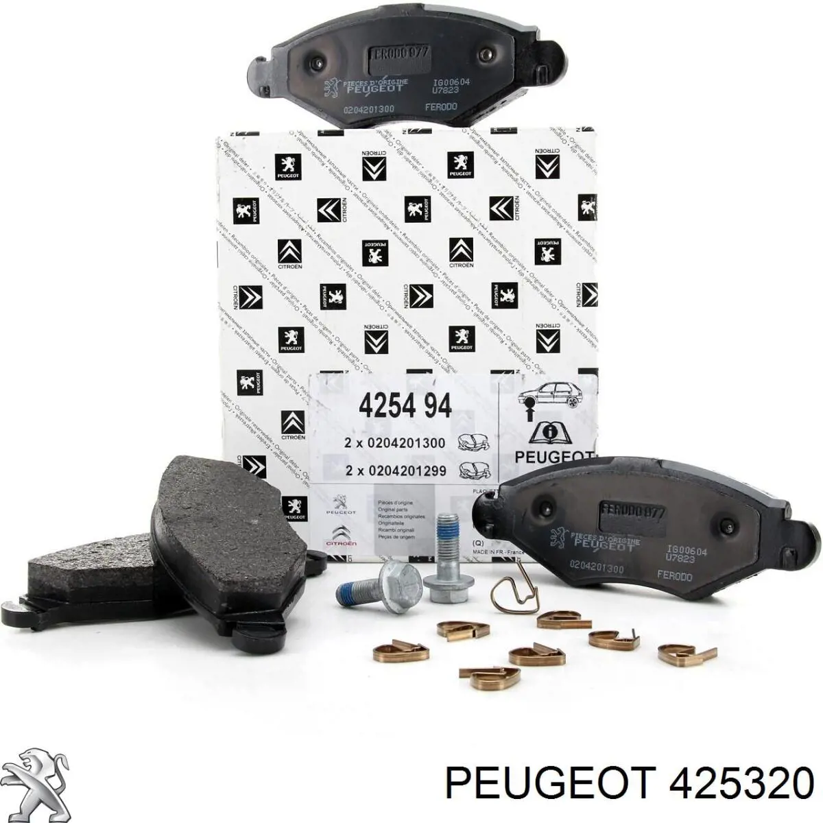 Гальмівні колодки Peugeot/Citroen 425320 ціна, від 18.28 USD
