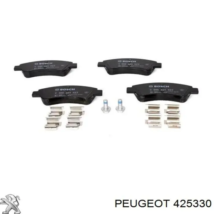 Передні тормозні колодки 425330 Peugeot/Citroen