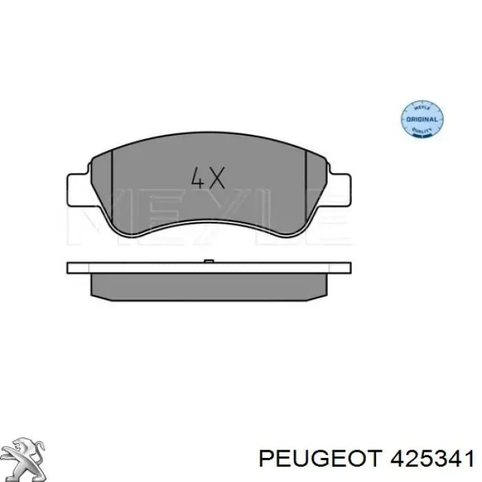 Гальмівні колодки Peugeot/Citroen 425341 ціна, від 20.58 USD