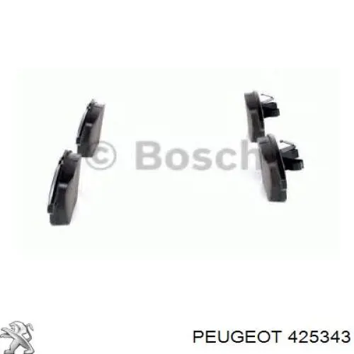 Купити 425343 Peugeot/Citroen Колодки гальмівні передні, дискові