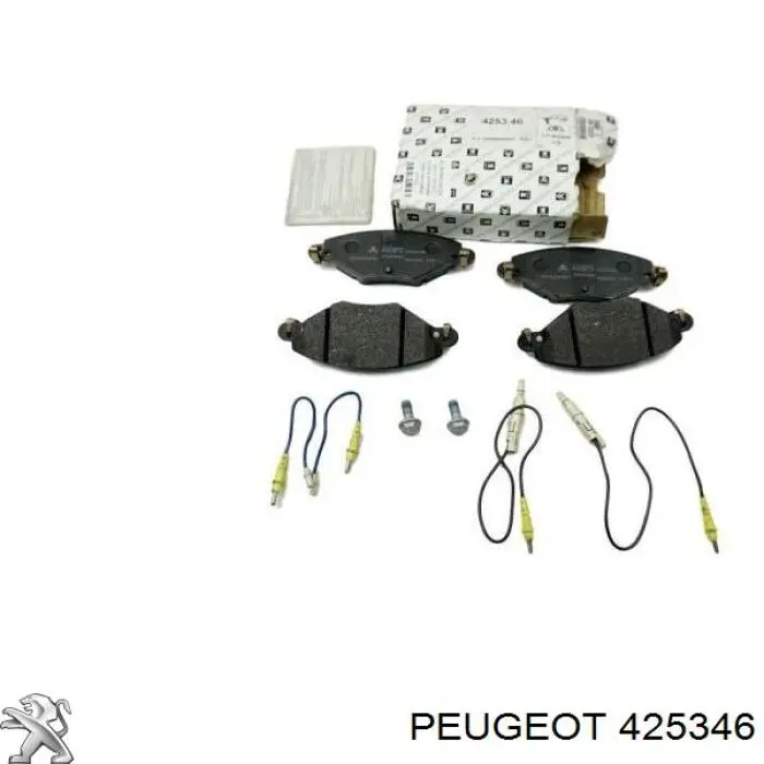 Гальмівні колодки Peugeot/Citroen 425346 ціна, від 33.91 USD