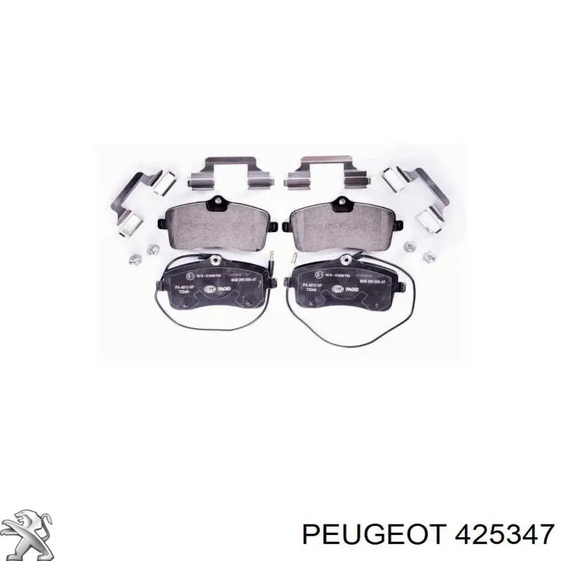 Гальмівні колодки Peugeot/Citroen 425347 ціна, від 21.50 USD