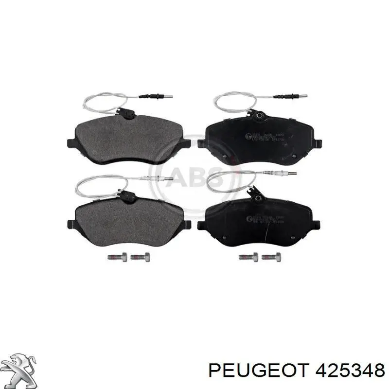 Гальмівні колодки Peugeot/Citroen 425348 ціна, від 38.99 USD