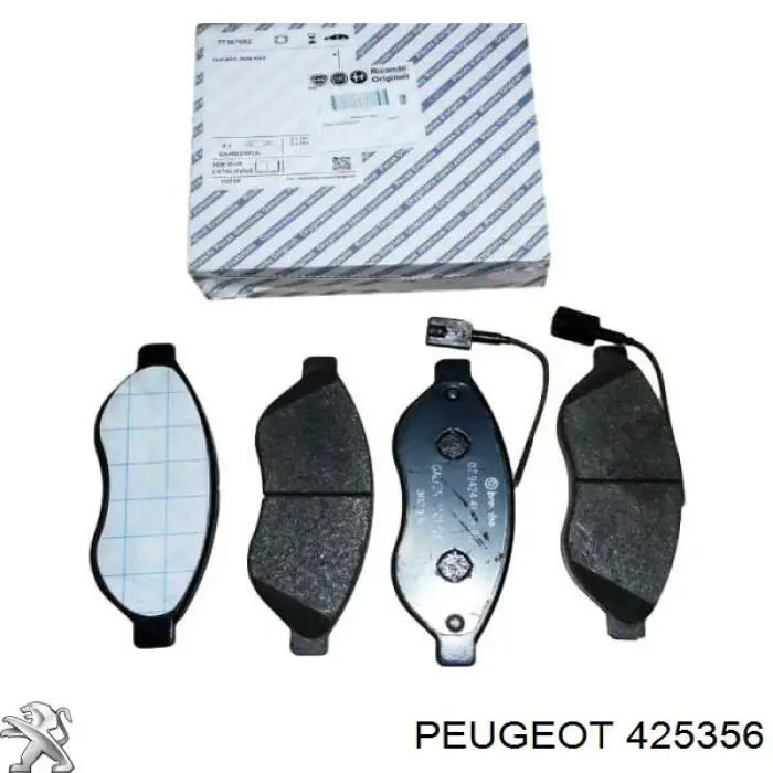 Купити 425356 Peugeot/Citroen Колодки гальмівні передні, дискові