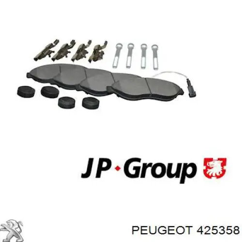 Гальмівні колодки Peugeot/Citroen 425358 ціна, від 28.35 USD