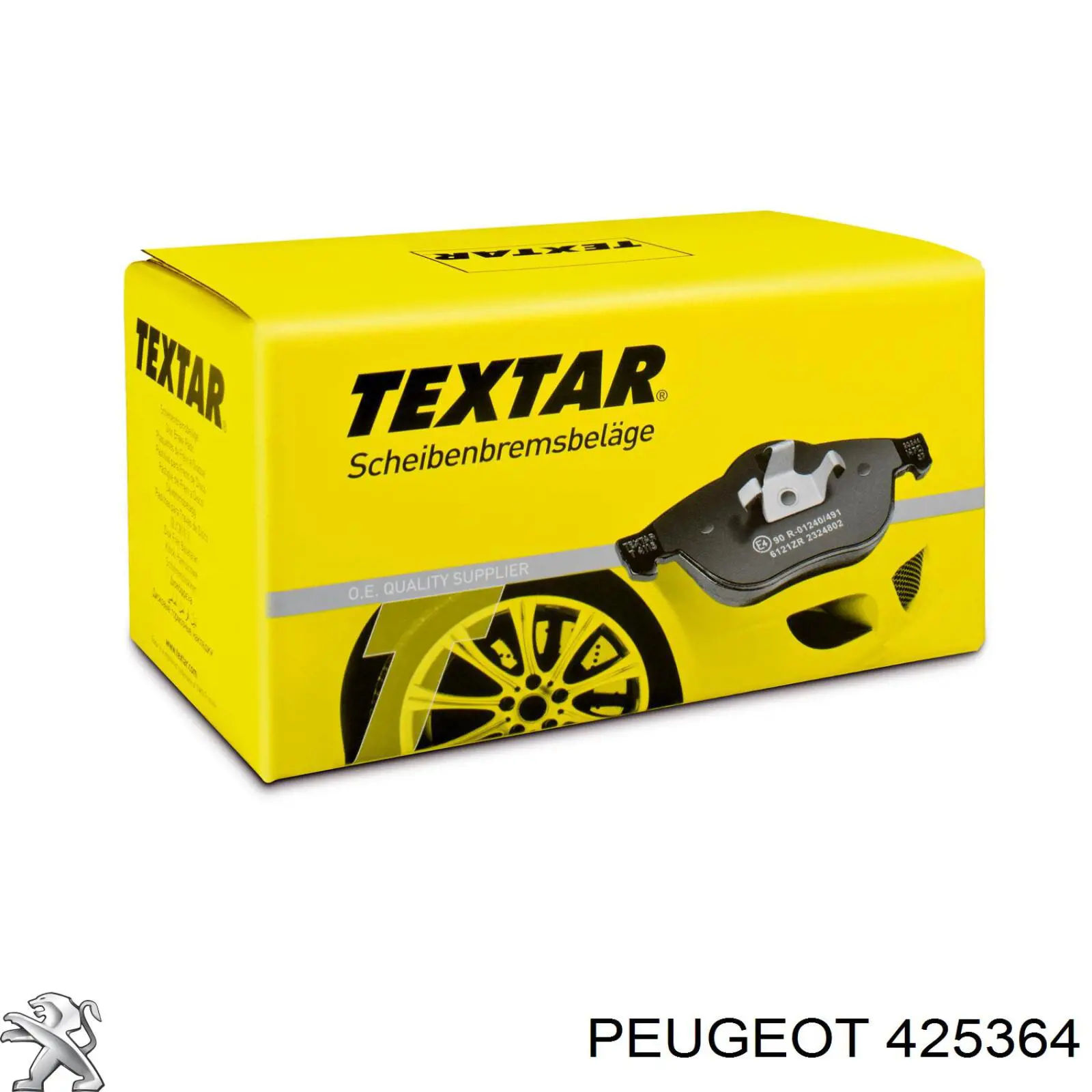 Передні тормозні колодки 425364 Peugeot/Citroen