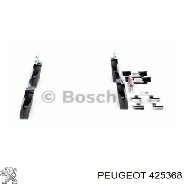 Купити 425368 Peugeot/Citroen Задні колодки