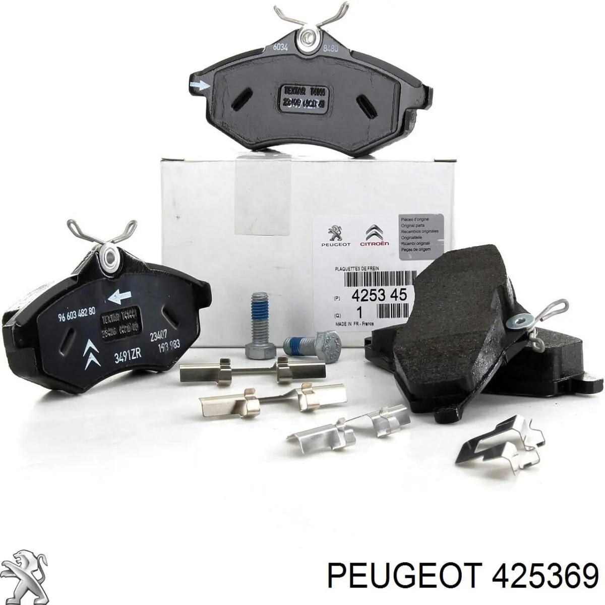Гальмівні колодки Peugeot/Citroen 425369 ціна, від 22.72 USD