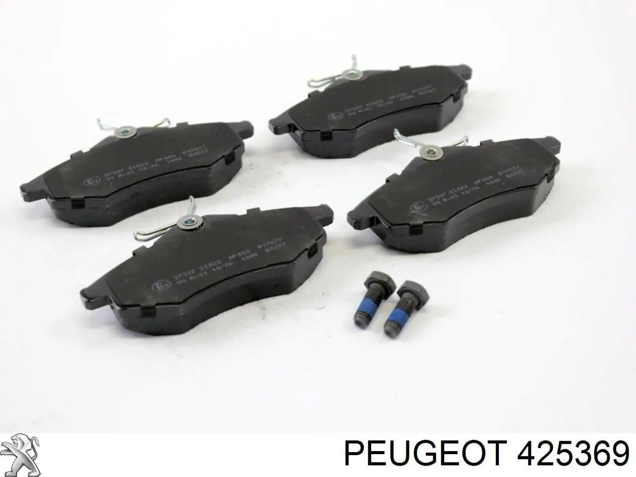 425369 Peugeot/Citroen колодки гальмівні передні, дискові