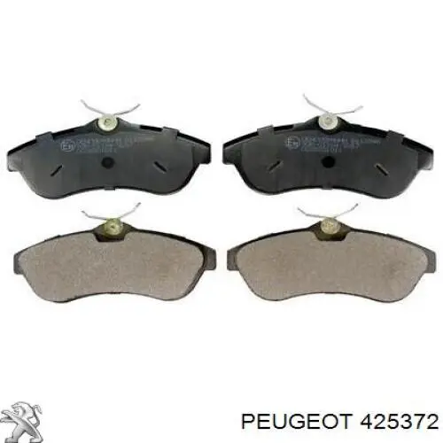 Купити 425372 Peugeot/Citroen Колодки гальмівні передні, дискові