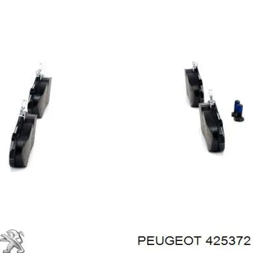 Гальмівні колодки Peugeot/Citroen 425372 ціна, від 24.91 USD