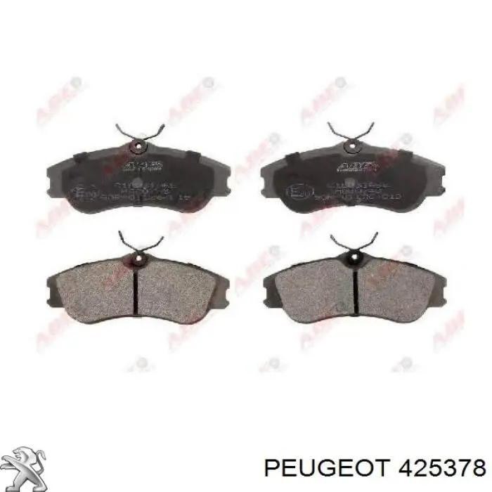 Купити 425378 Peugeot/Citroen Колодки гальмівні передні, дискові