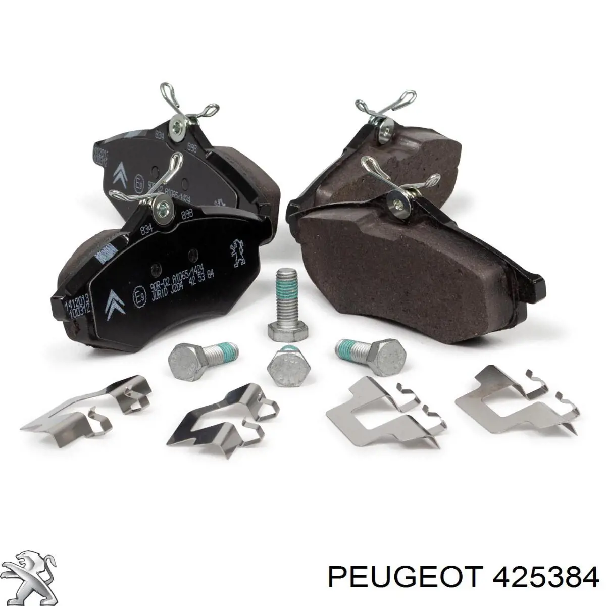 425384 Peugeot/Citroen колодки гальмівні передні, дискові