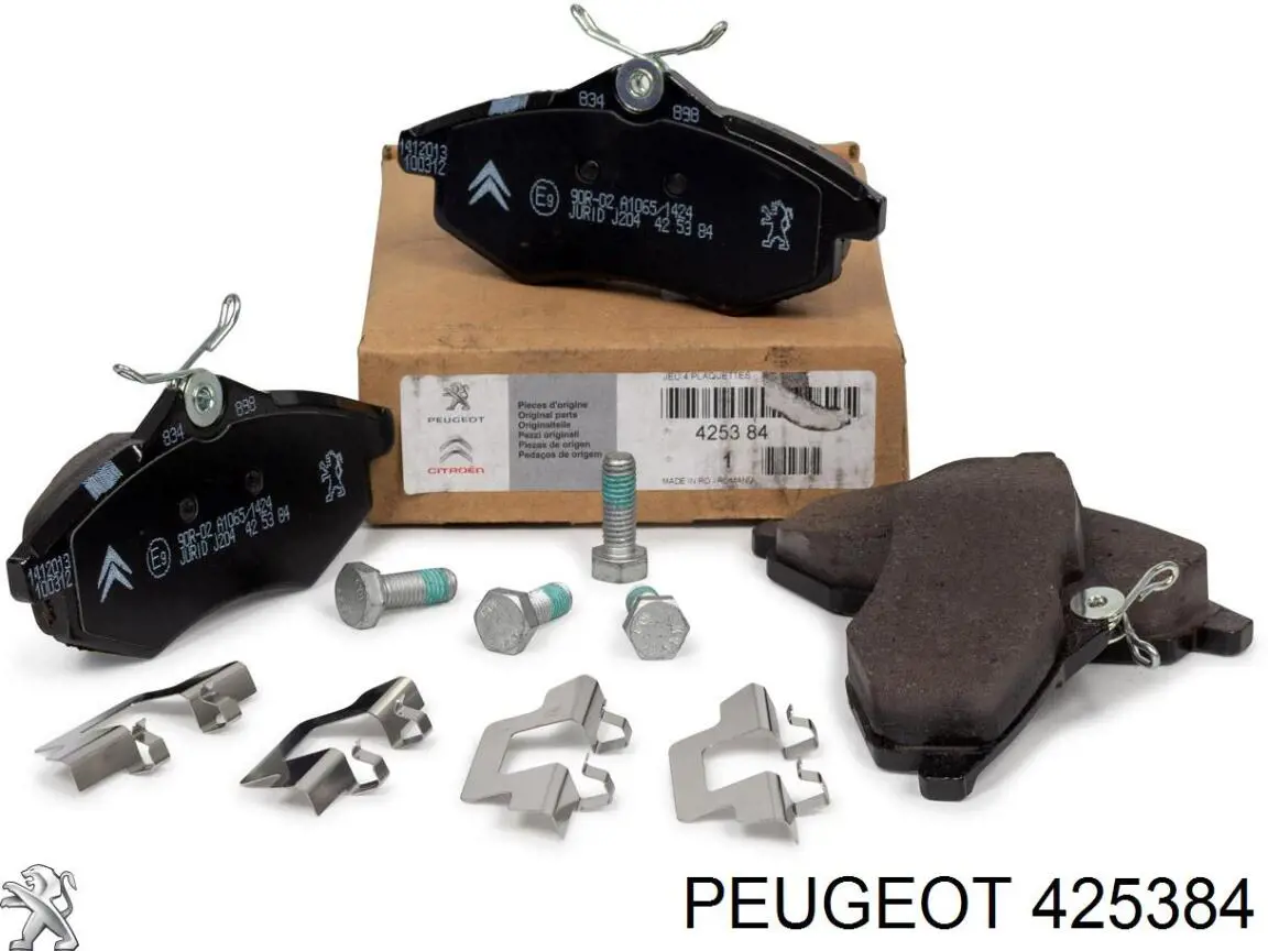 Купити 425384 Peugeot/Citroen Колодки гальмівні передні, дискові